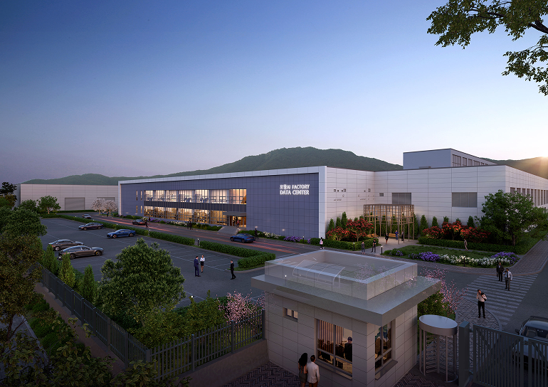 Rendering of the Pohang AI Data Center Rendering of the Pohang AI Data Center, to be constructed by Hyundai E&C